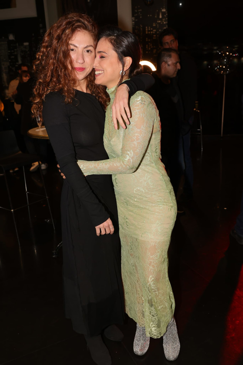 מורן רוזנבלט ובת הזוג החדשה (צילום: רפי דלויה)