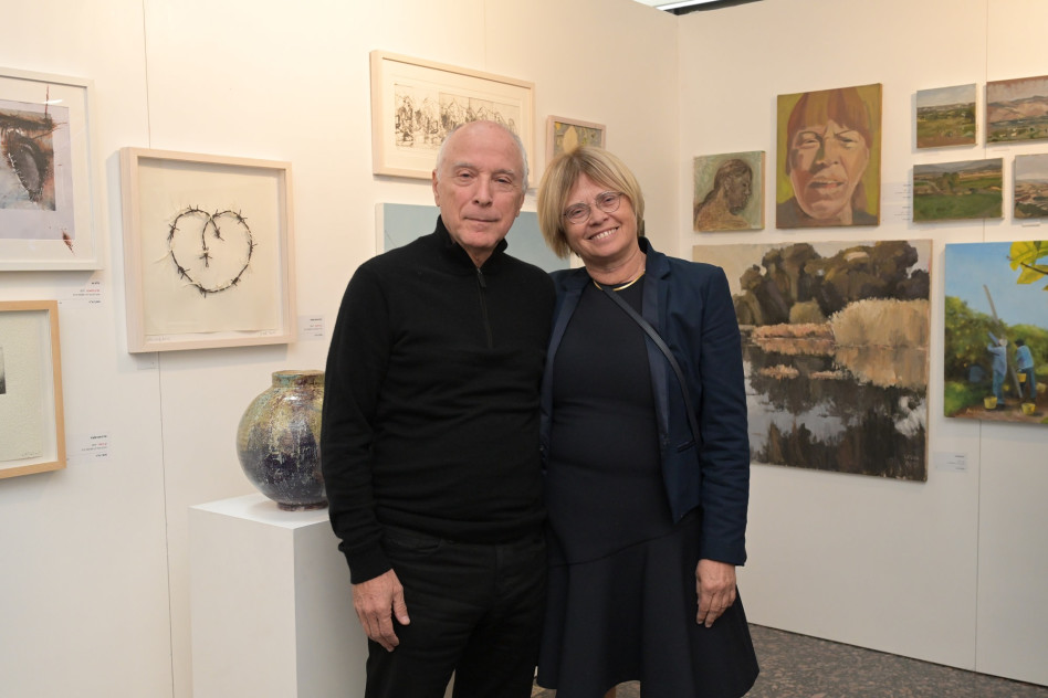 דיטה ואבי יעקובוביץ' (צילום: אביב גוטליב)