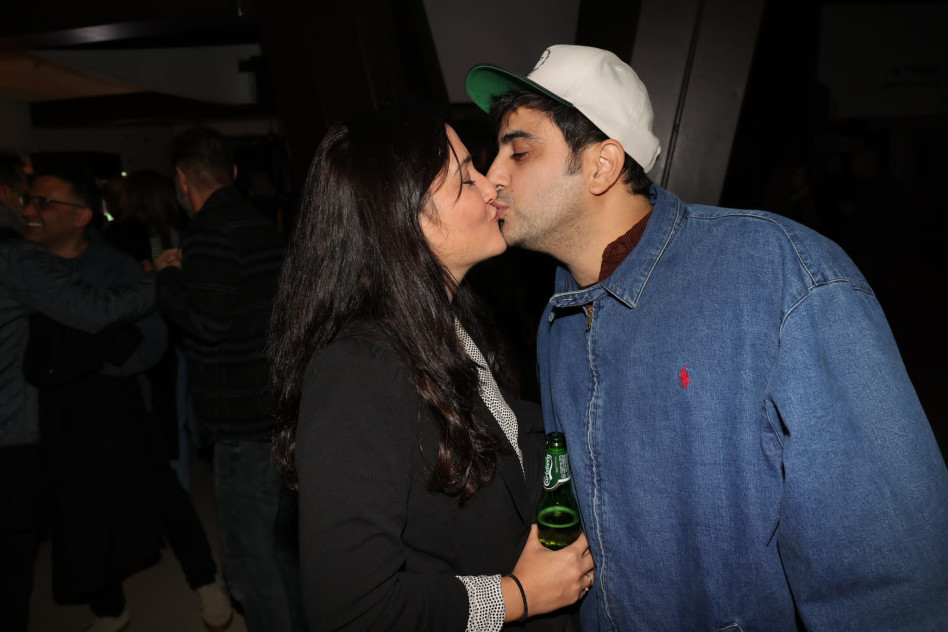 אמיר שורוש ובת זוגו טלי בן-יוסף  (צילום: רפי דלויה)