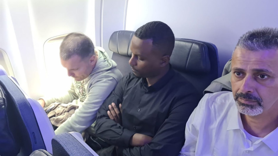 שי אביטל בדרך לארץ (צילום: ברהנו טגניה באדיבות חדשות 12)