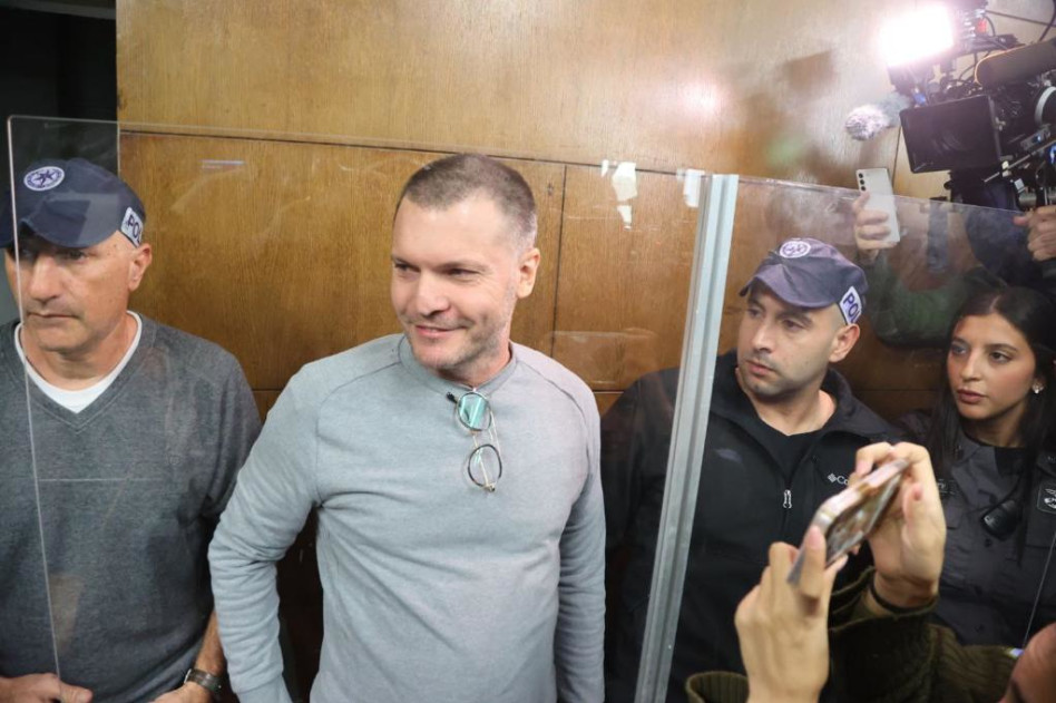 שי אביטל בבית המשפט (צילום: אבשלום ששוני)