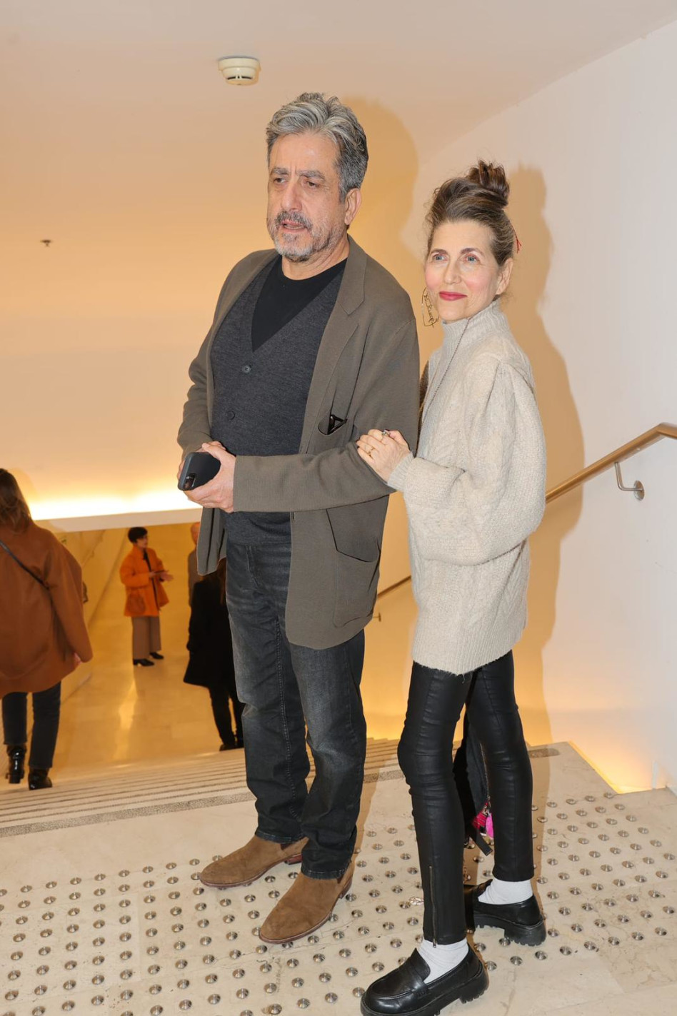 קרן מור, מנשה נוי (צילום: רפי דלויה)