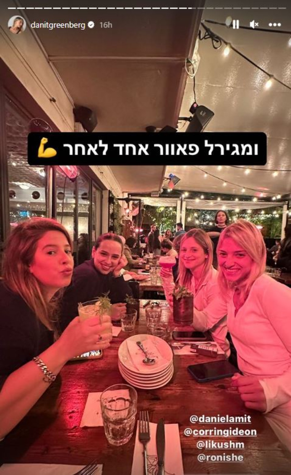 דנית גרינברג (צילום: צילום מסך אינסטגרם)