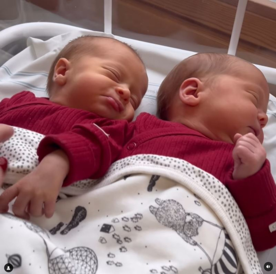 התאומים של פרנילה סחוהולם (צילום: צילום מסך אינסטגרם)