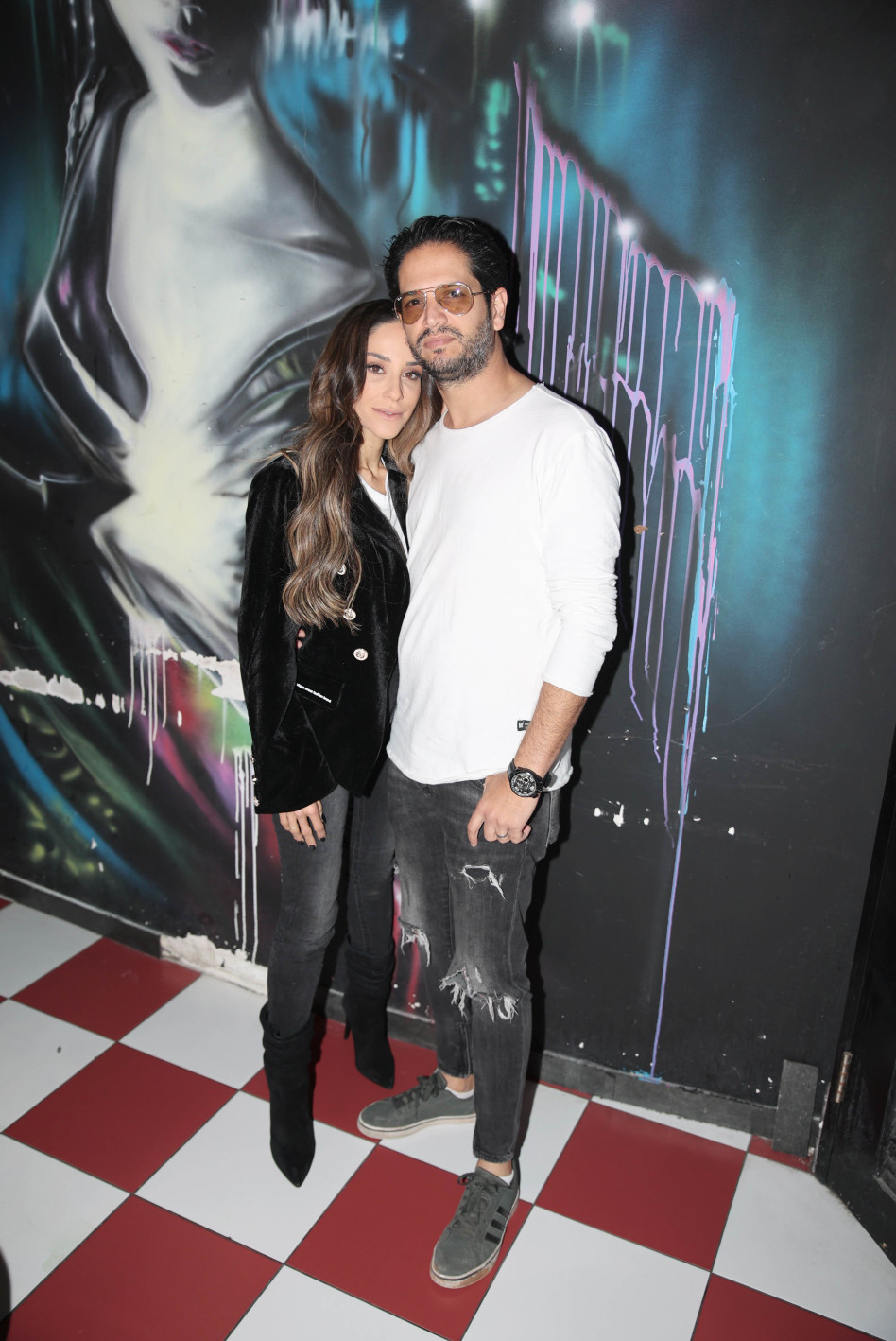 דנה לפידות ובן זוגה (צילום: אור גפן, יח''צ)