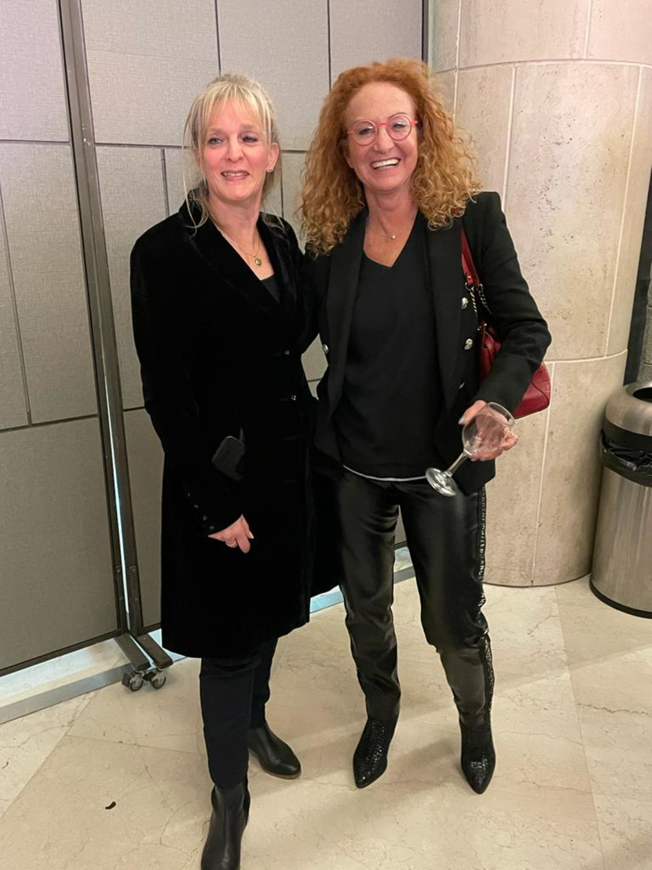 קורקין (מימין) ויפעת צחי-קיראל (צילום: יחצ)