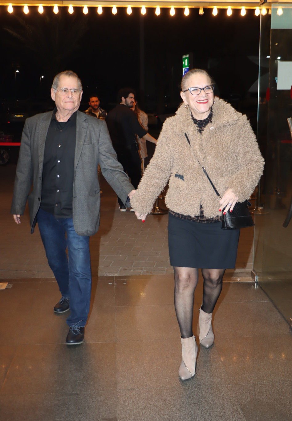 מיכל דליות ובעלה (צילום: ניר פקין)