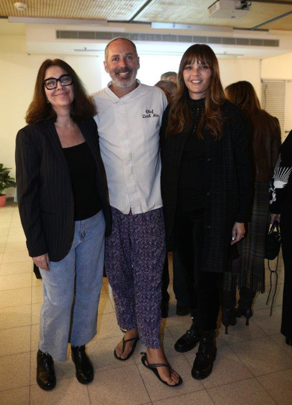 ציפי לנדאו, ניר צוק ומוניקה לביא (צילום: אסף לב)