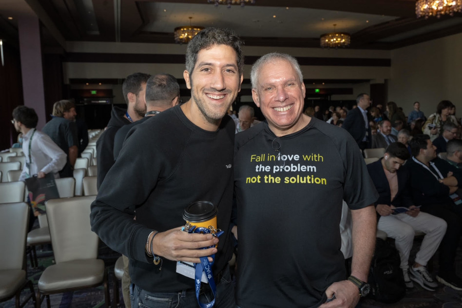 אורי לוין ואדם סינגולדה (צילום: שחר עזרן)