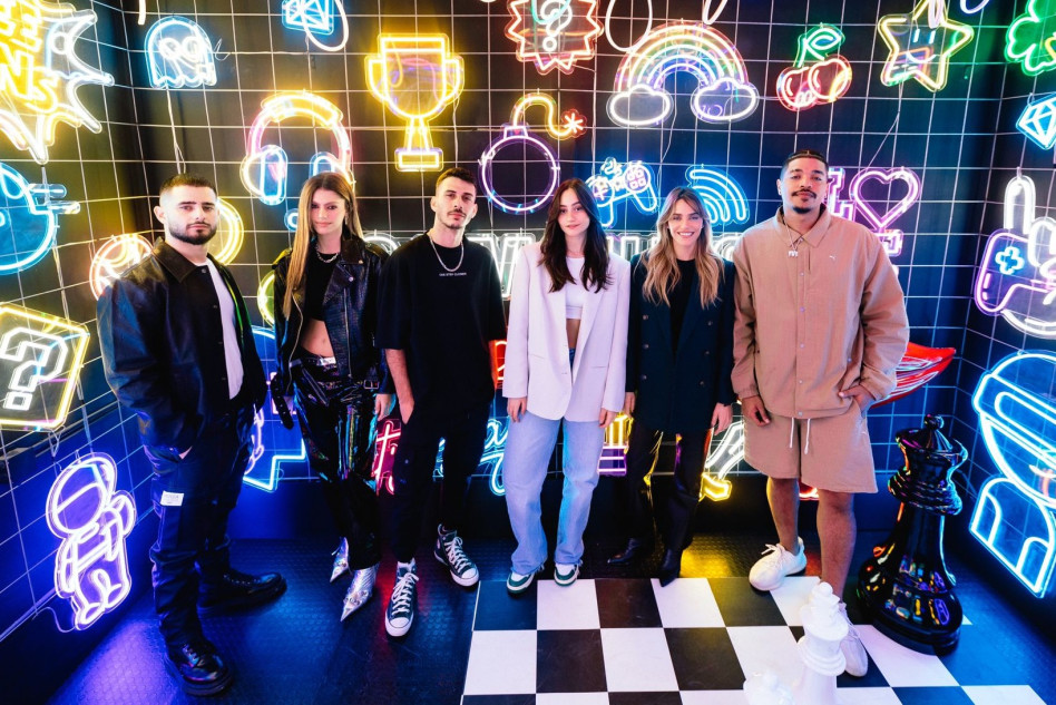 שחר סאול, רותם סלע, אגם בוחבוט, אבי אברומי, אודיה, עדן חסון (צילום: גריץ הפקות)