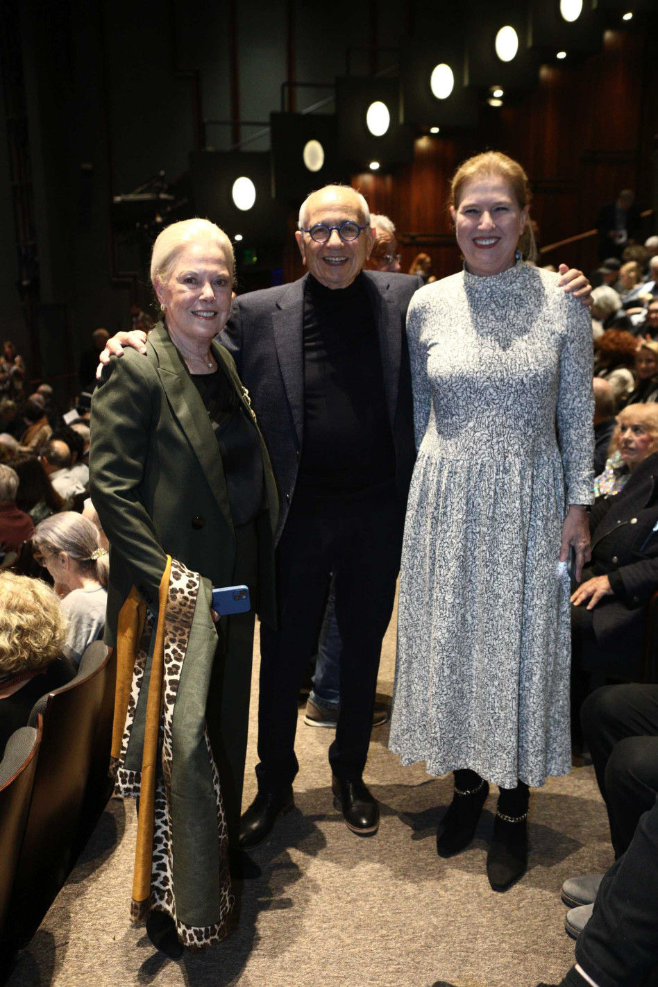 ציפי לבני, ישראל מקוב ורותי היילפרן (צילום: אסף לב)