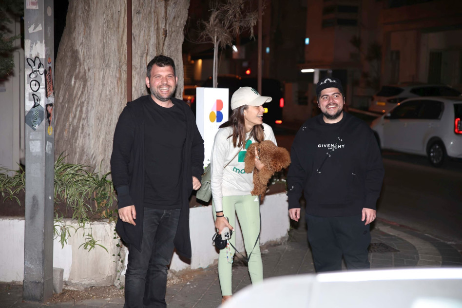 גרי דהן, נטע ברזני והמפיק יניב טבריה (צילום: אור גפן)