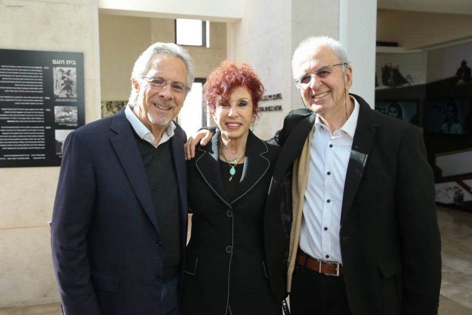 יהודה ותמי רוה ולאון קופלר (צילום: ארנון בוסנאי)