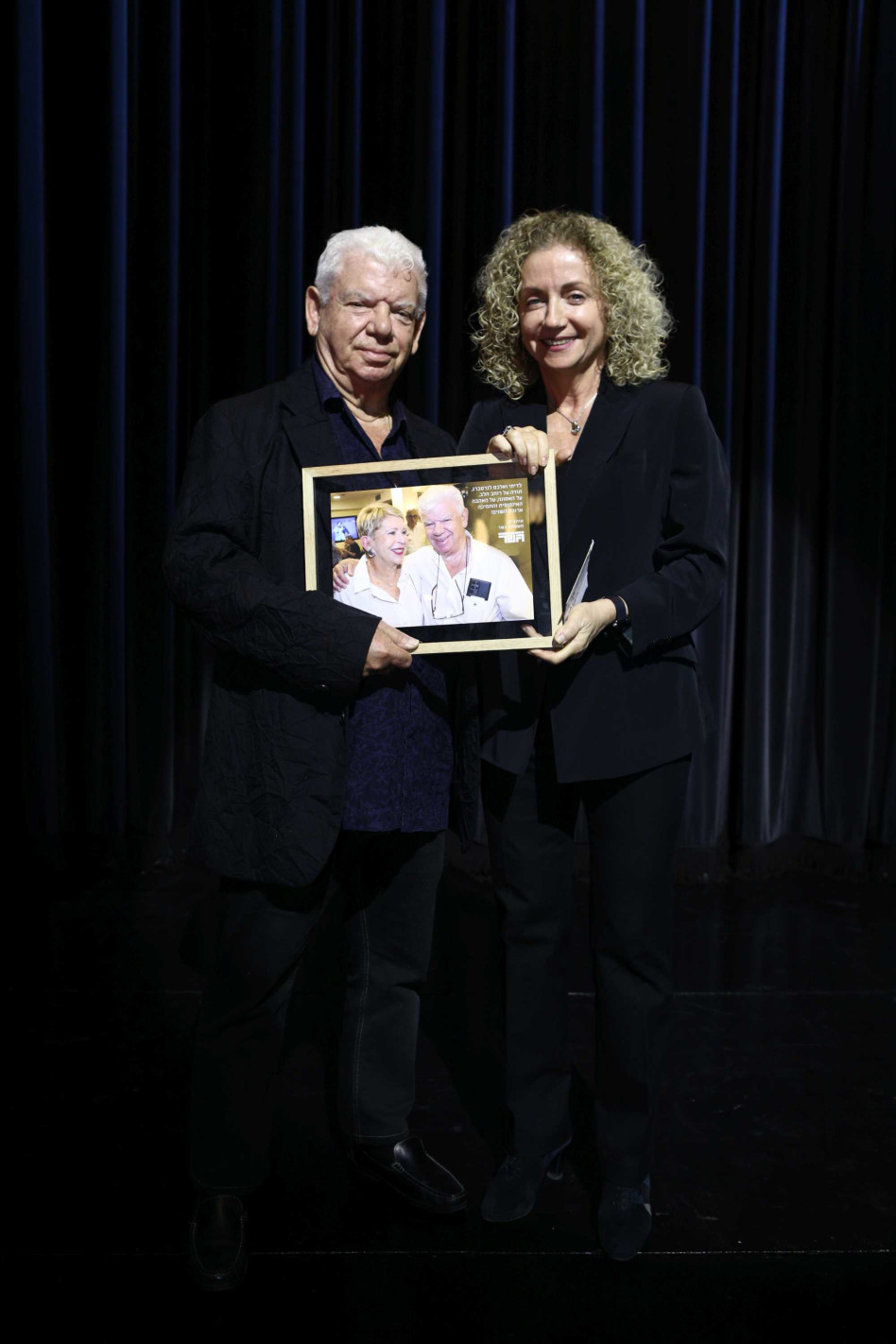 לנה קריינדלין ואלכס לנדסברג (צילום: אסף לב)