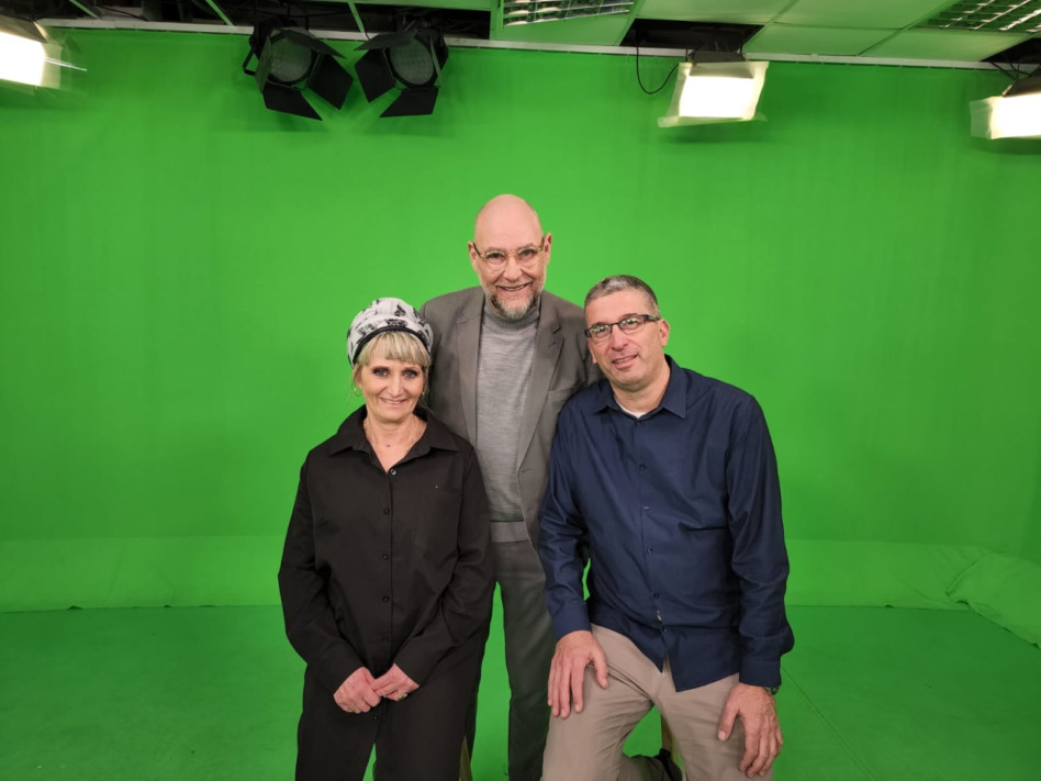 אבי וורצמן, צביקה הדר ושלומית גרייבסקי (צילום: באדיבות עמותת עדי)