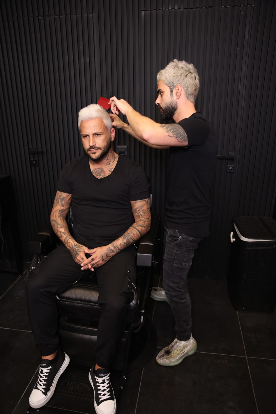 אוהד בוזגלו ושניר מאיר (צילום: אור גפן)