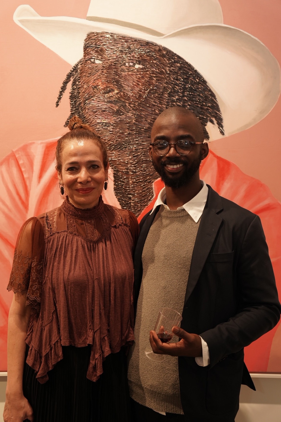 ג'וזף אוואה-דארקו וסיגל מרדכי (צילום: לירן שמש)