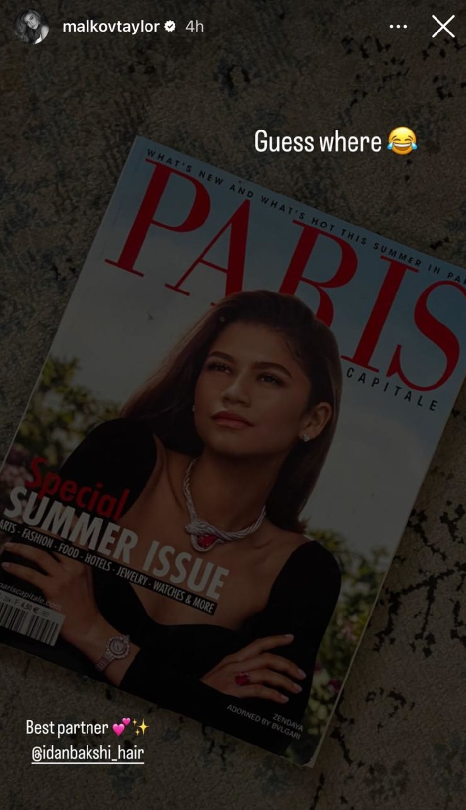 טיילור מלכוב ממריאה (צילום: צילום מסך אינסטגרם)