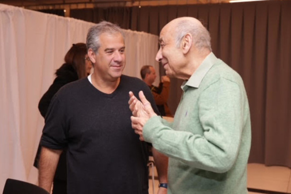 יצחק סוארי ואסי שמלצר (צילום: דותן שמיר)
