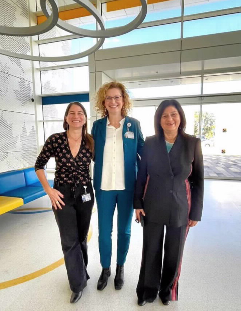 סמדר ברבר צדיק, ענת אנגל ורחלי שיאון- שריד (צילום: המרכז הרפואי וולפסון)