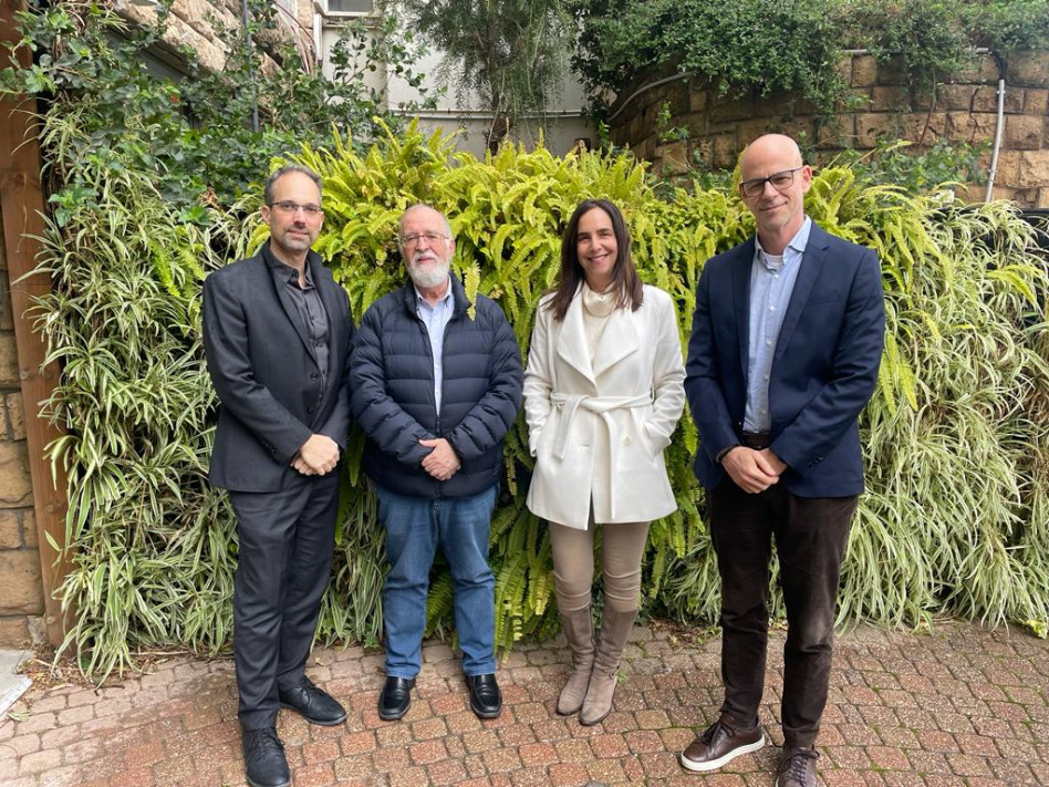 דרור בין, גילי דרוב היישטיין, איציק בן ישראל ורן בליצר  (צילום: המרכז למחקר סייבר באוניברסיטת ת''א)