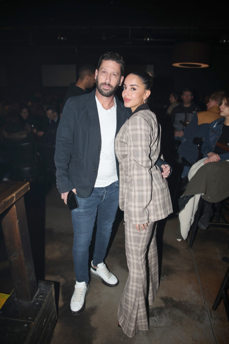 דרור רוקנשטיין ובת הזוג שיר צרפתי (צילום: אור גפן)