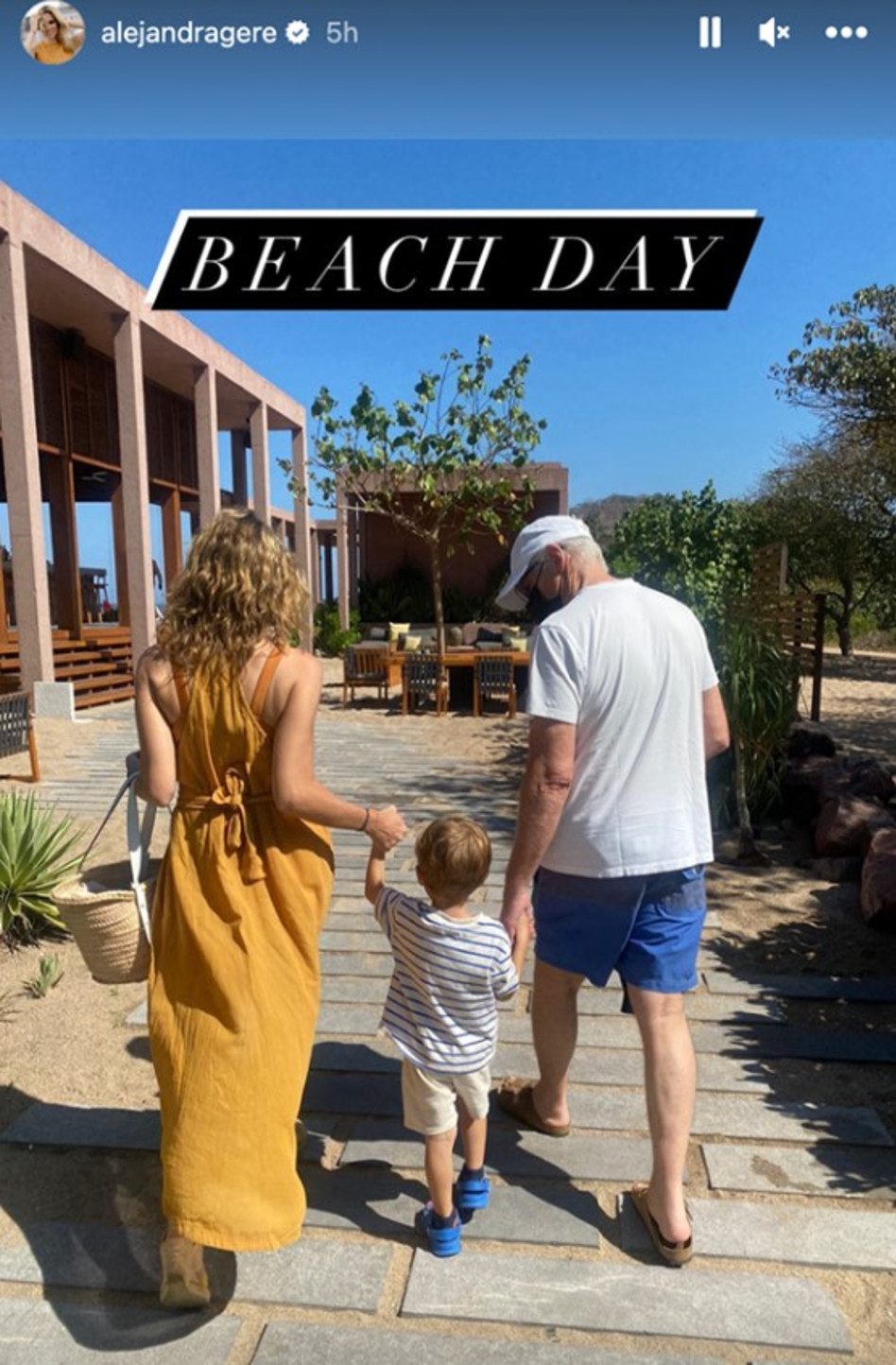 ריצ'רד גיר ומשפחתו (צילום: צילום מסך אינסטגרם)