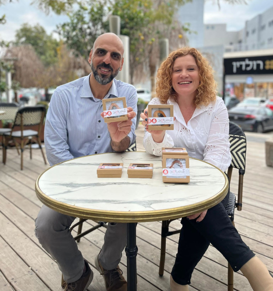 נועה בכר-אהרוני ושלומי צדקי (צילום: דני דין)