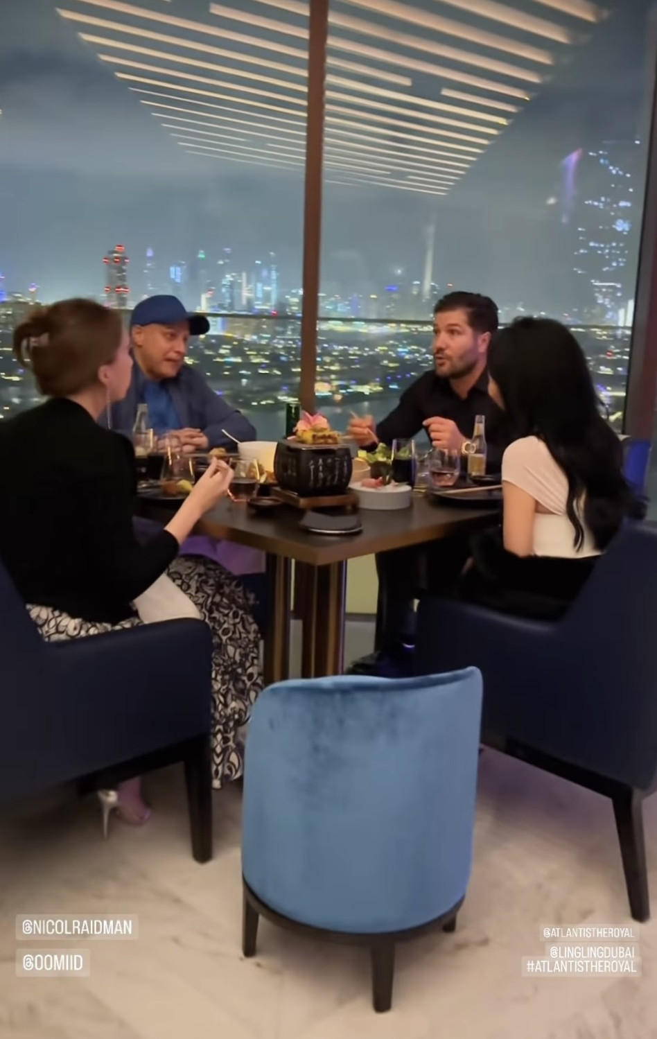 ניקול ראידמן, אמיד טאס (צילום: צילום מסך אינסטגרם)