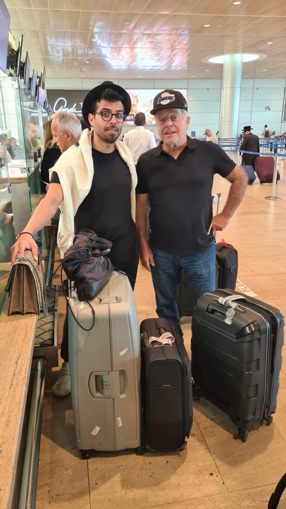 עומר ברזני, אברהם ברזני (צילום: אור גפן)