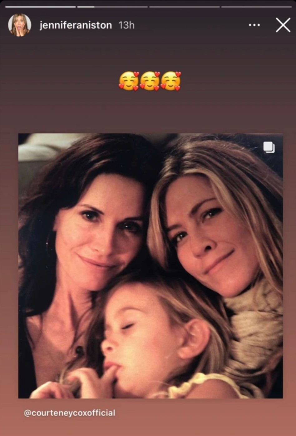 עם דודה ג'ן. קוקו ארקט (צילום: צילום מסך אינסטגרם)