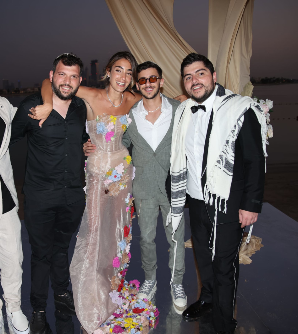 גרי דהן, אדם אלליוף, נטע ברזני ויניב טבריה (צילום: אור גפן)