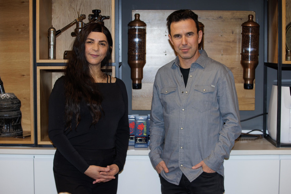 אבי לאופר וכיראם בלעום (צילום: באדיבות אילנית רוטהולץ)