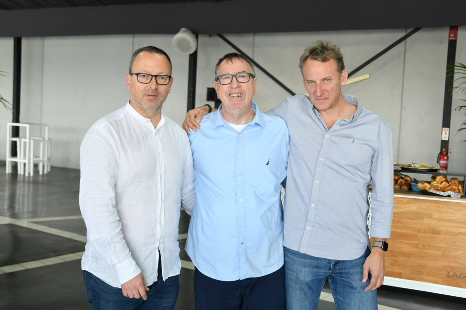 דני בן רעי, ארז וולף וריצ'י האנטר (צילום: שרון ניסימאין)