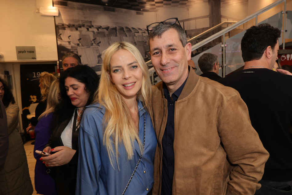 יואב לימור ובת הזוג (צילום: רפי דלויה)