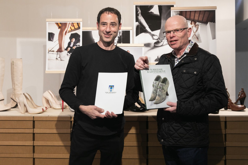 מאטיאס בוטגר וקובי לוי (צילום: אביעד זיסמן)