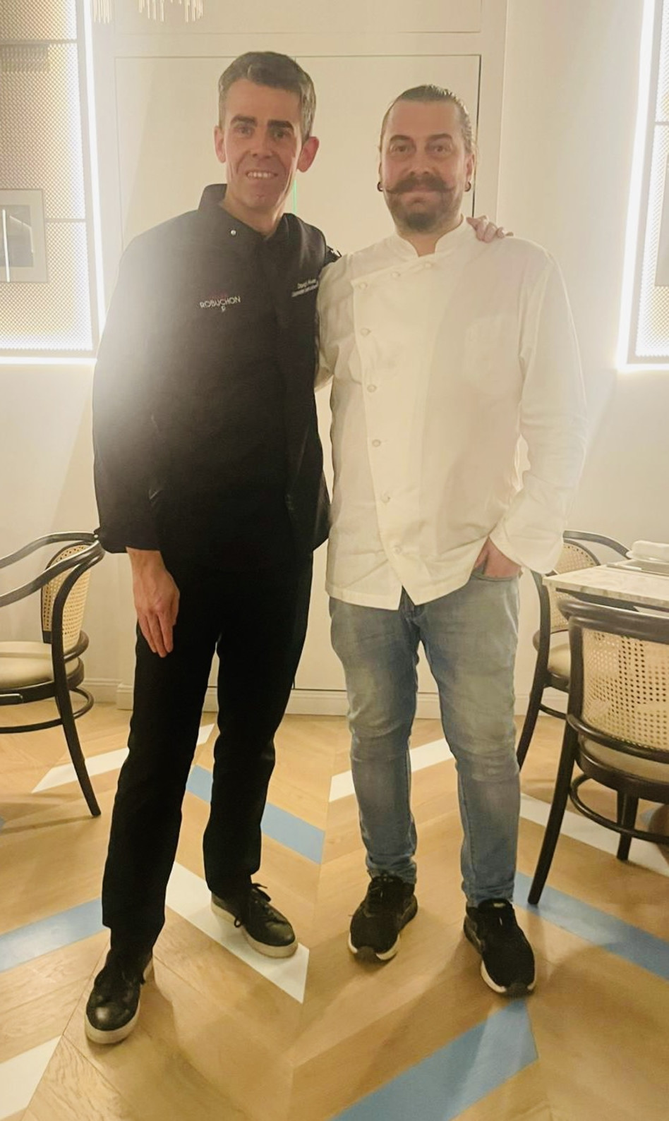 יוג׳ין קובאל ודויד אלבס (צילום: באדיבות מלון אלקונין)