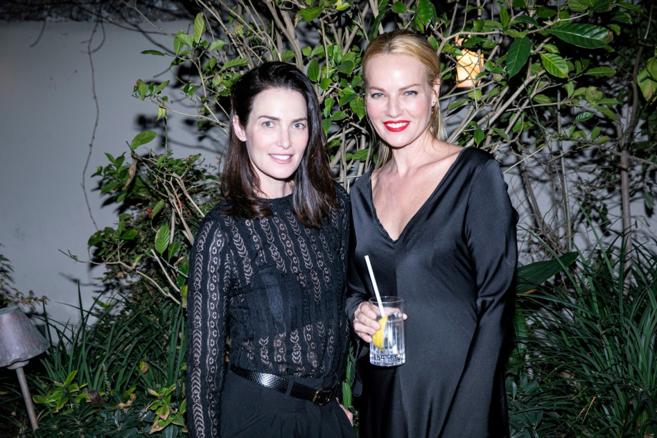 גלית גוטמן ויעל גולדמן בהשקת המותג kandy (צילום: לנס הפקות)