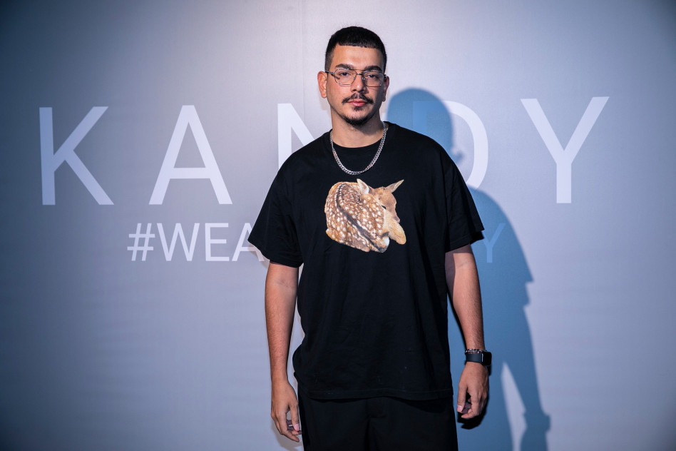 נדיר אליהו בהשקת המותג kandy (צילום: לנס הפקות)