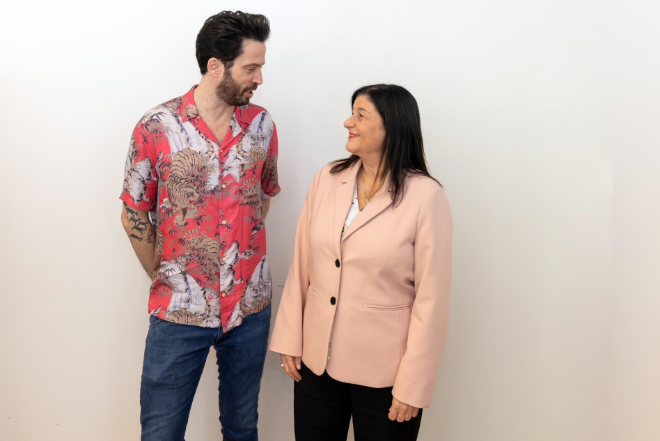 סמדר ברבר-צדיק ועידו רוזנבלום (צילום: אייל טואג)