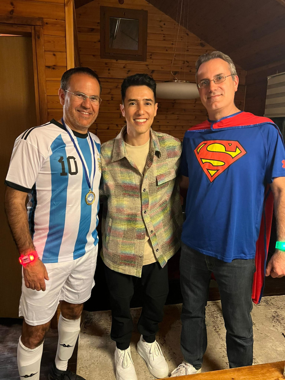 אריק פיינגולד, הראל סקעת ועידן פיינגולד (צילום: לנה מזמר)