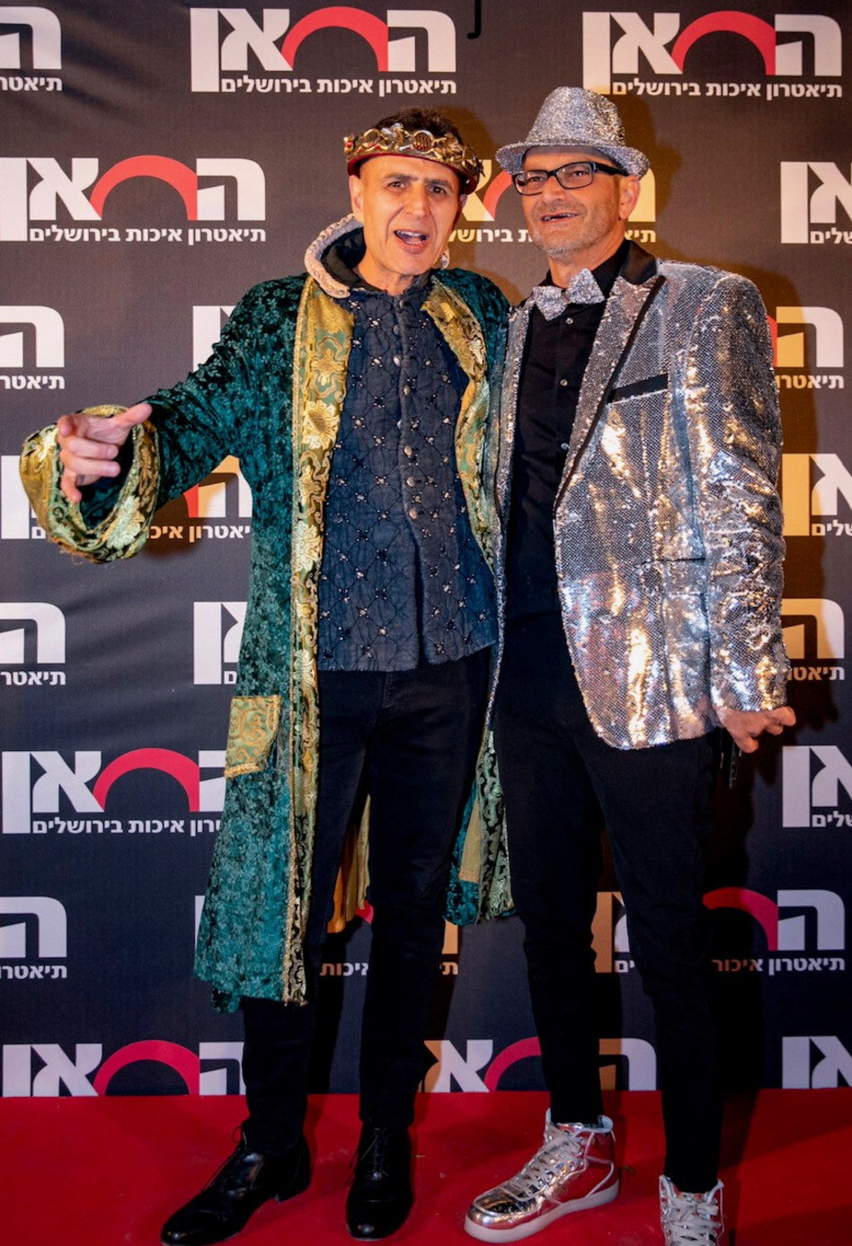 מושיק ביבי ויורם ברורמן (צילום: יעל אילן)