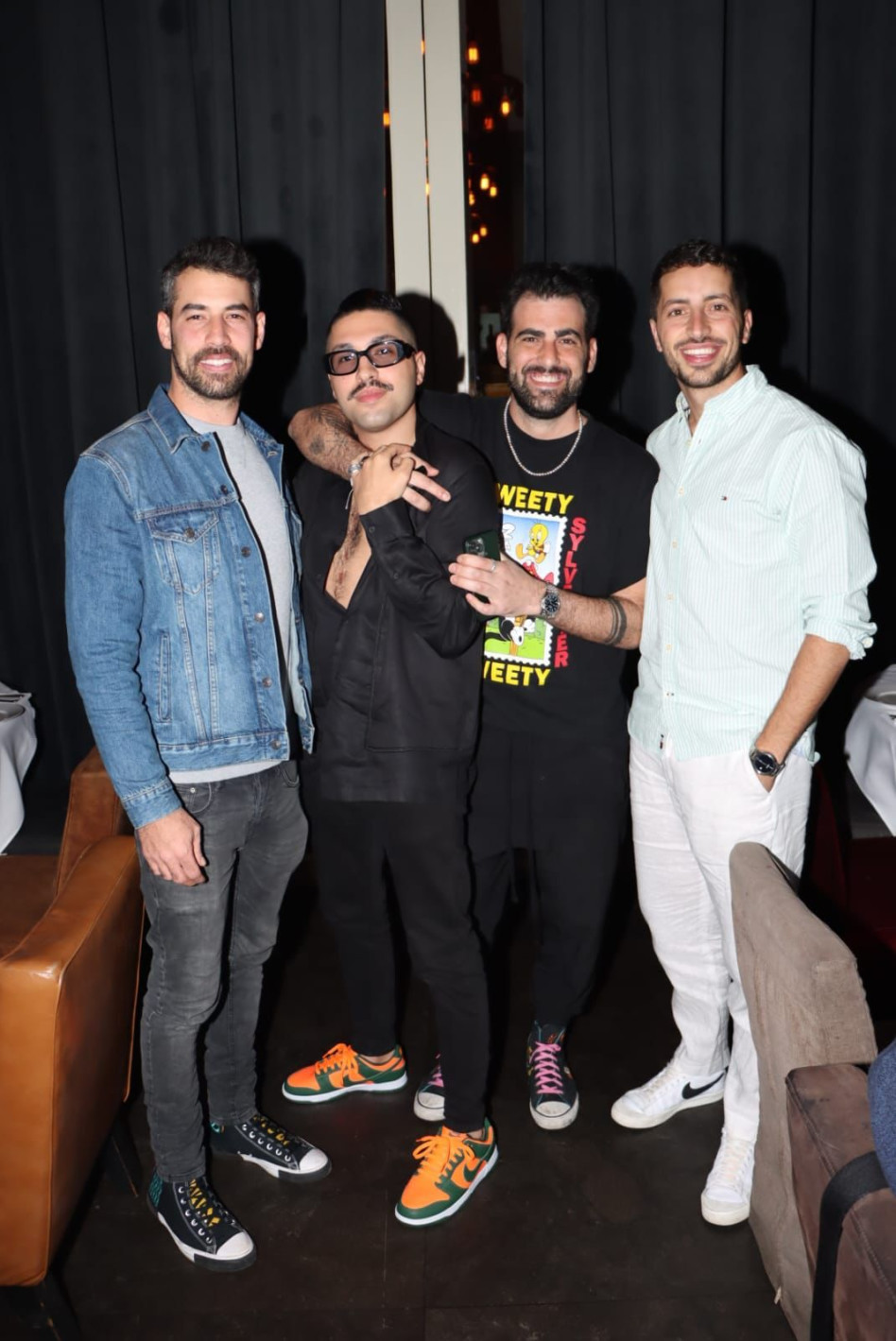 סהר כהן, מאור שושן, דניאל ציוני, גיא רוזן (צילום: ניר פקין)