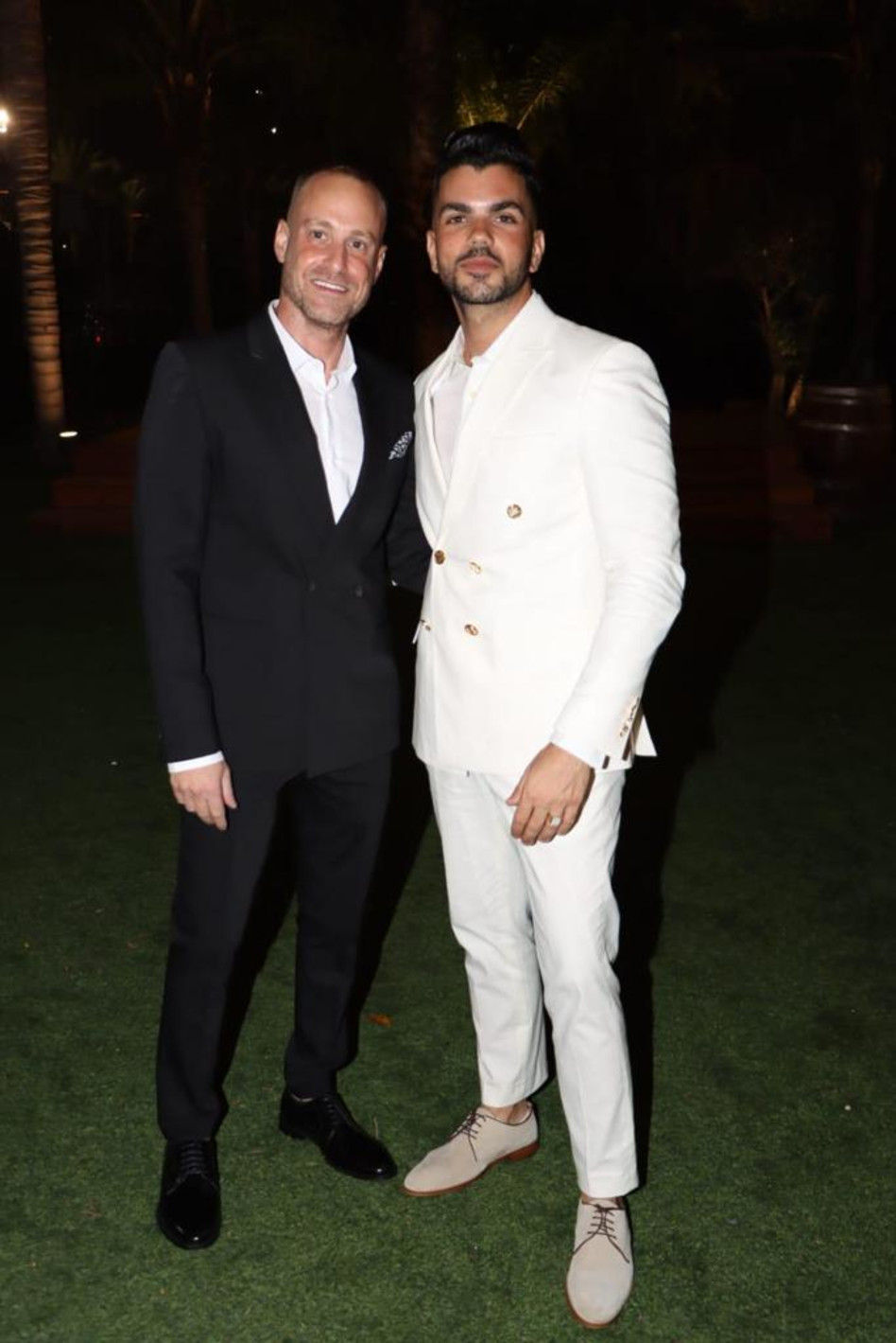 נתנאל מויאל ובן זוגו (צילום: ניר פקין)