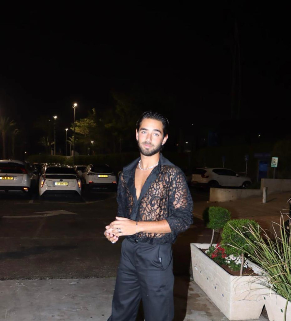 עומר חזן באירוע הברית של נתנאל מויאל (צילום: ניר פקין)