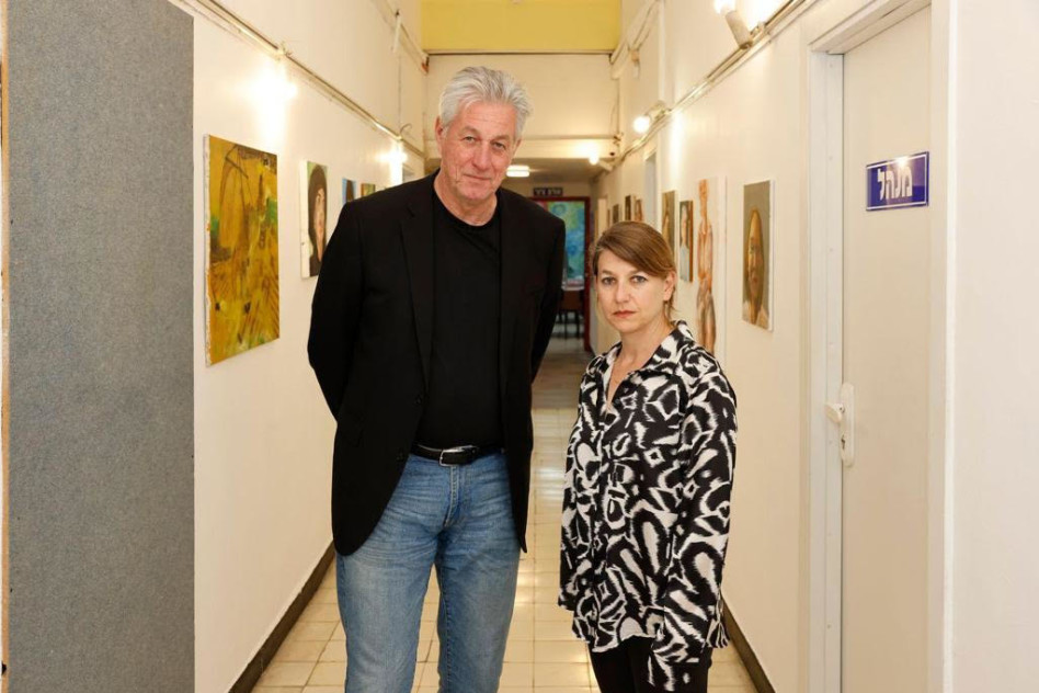  הדס מאור וריצ'רד נובל (צילום: גיא יחיאלי)