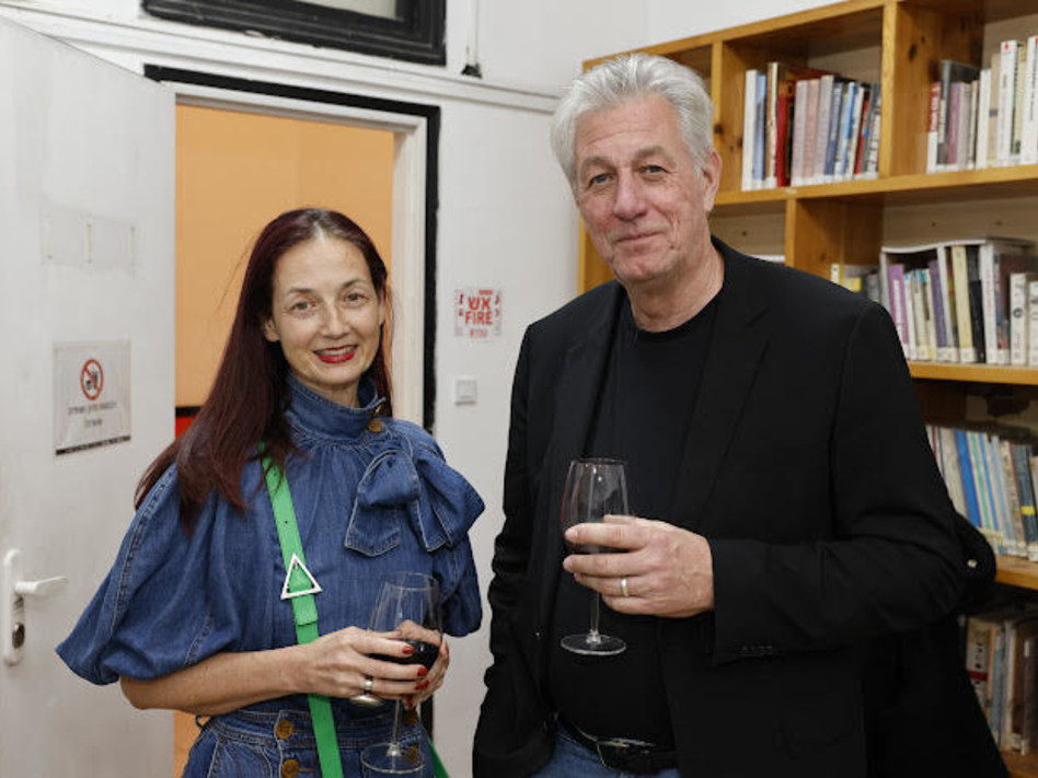 ריצ'רד נובל וקנדידה גרטלר (צילום: גיא יחיאלי)