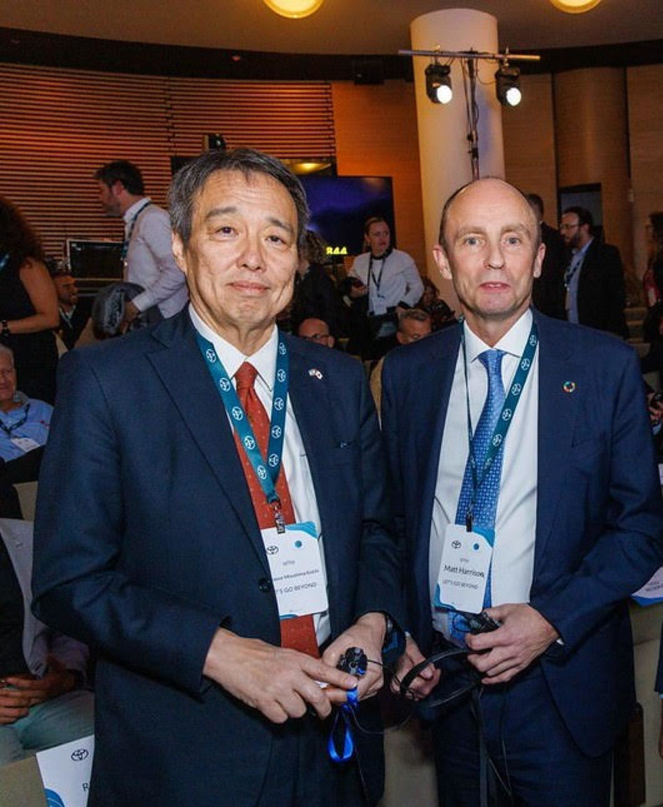 מתיו האריסון וקואיצ'י מיזושימה (צילום: רונן טופלברג)