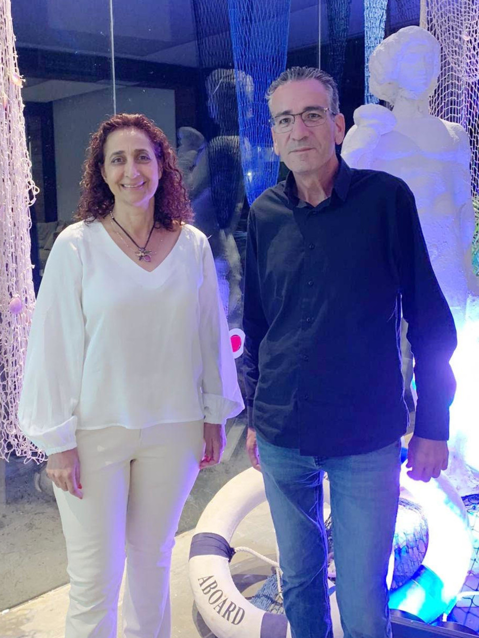 אלון וינטר ואירית שמעוני (צילום: אביב עגיב)