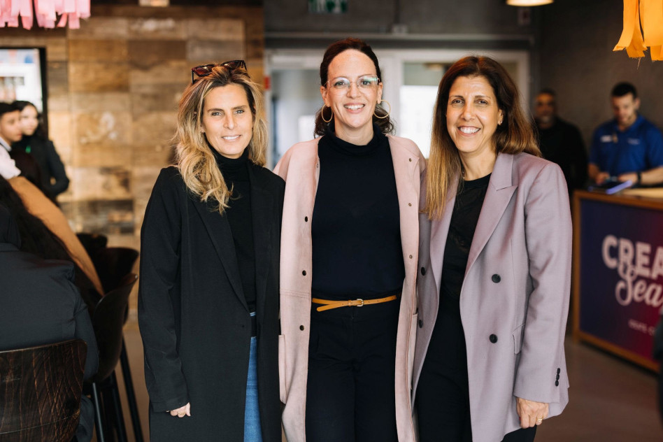 יפעת רייטר, יפעת בכור ועדי סופר-תאני (צילום: נווה אביאני)